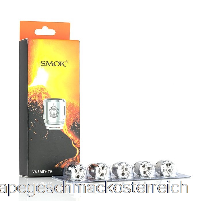 Smok TFV8 Baby Ersatzspulen V8 Baby-T6 Sextuple Core Vape Geschmack